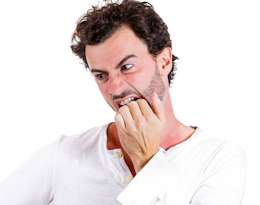 how to quit chewing tobacco nail-biting man