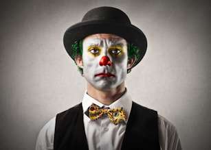 sad clown hypnosis for depression